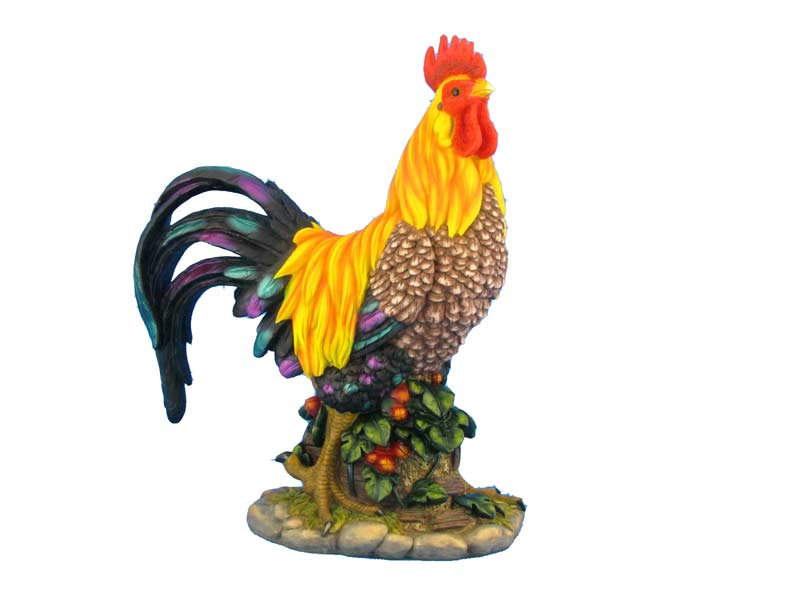 resin rooster