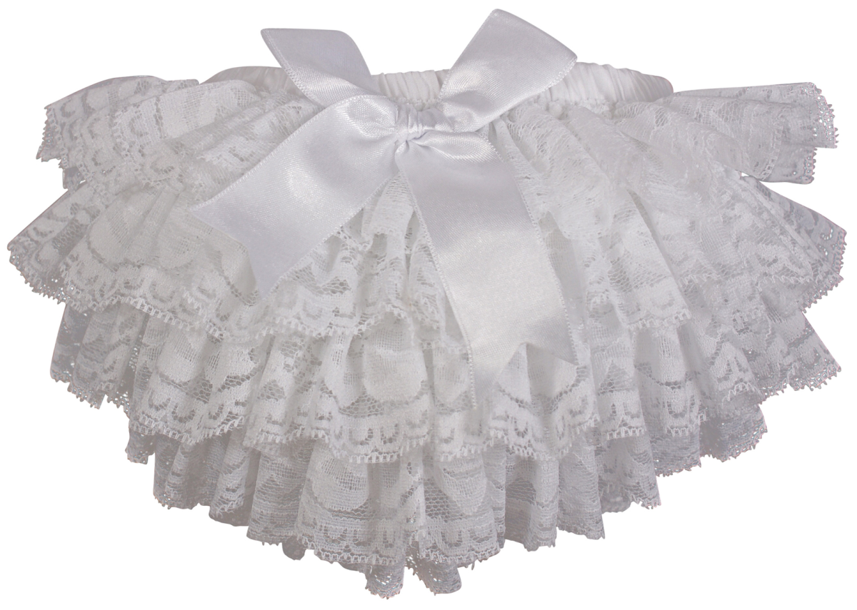 Baby frilly bow knickers lace nappy cover Spanish pants girl eBay
