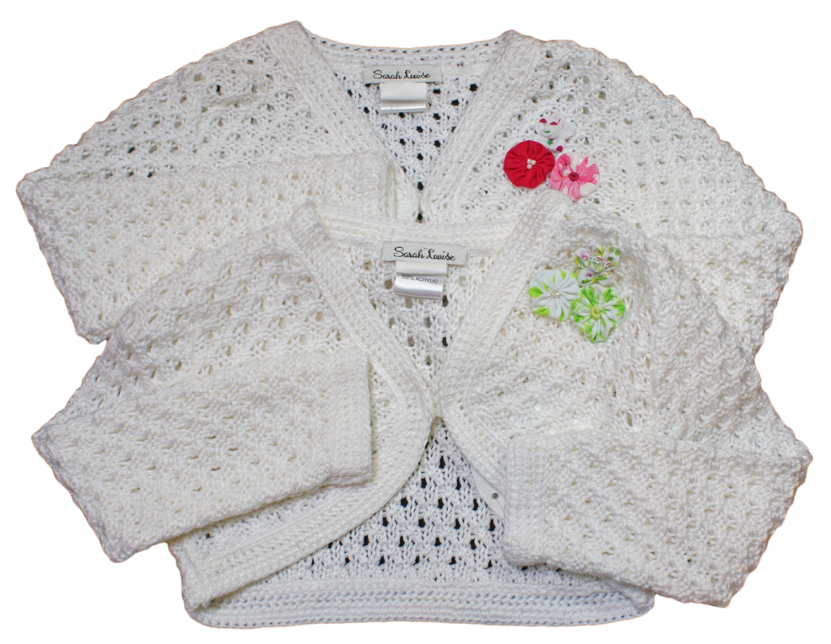 baby christening cardigan