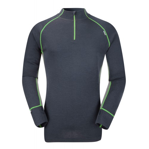 Trekmates Mens Elite Merino Wool Base Layer Zip Neck RRP£60...Bargain