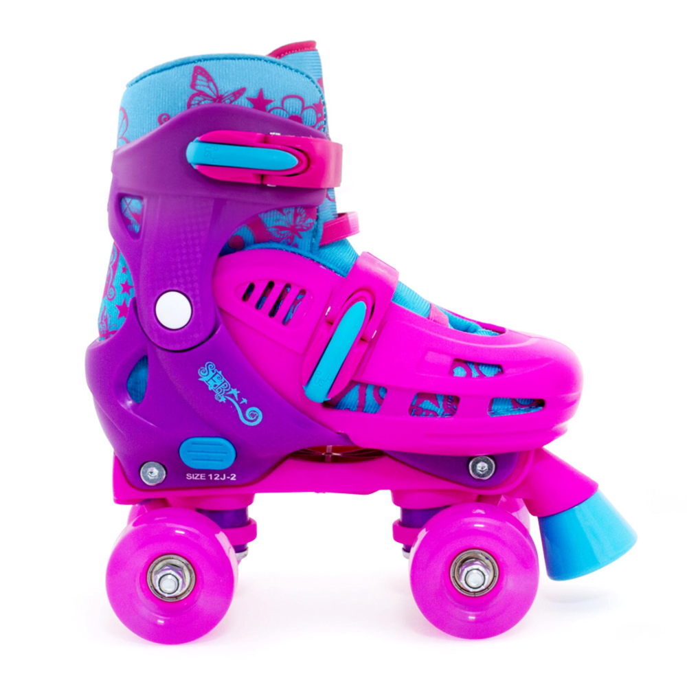 SFR Hurricane Junior Adjustable Quad Skates Pink 