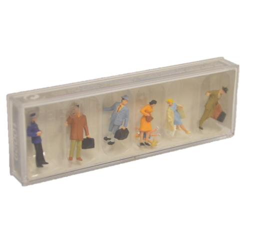 preiser 10029 passengers at the platform gate set of 7 preiser 10029 passengers at the platform gate set of 7