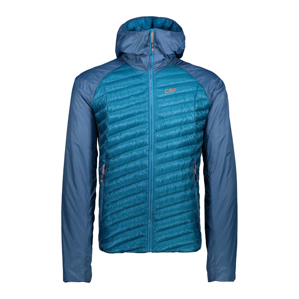 Teal Down Mens Blue Cmp Hooded Jacket 3z23977 0UPFqqwf