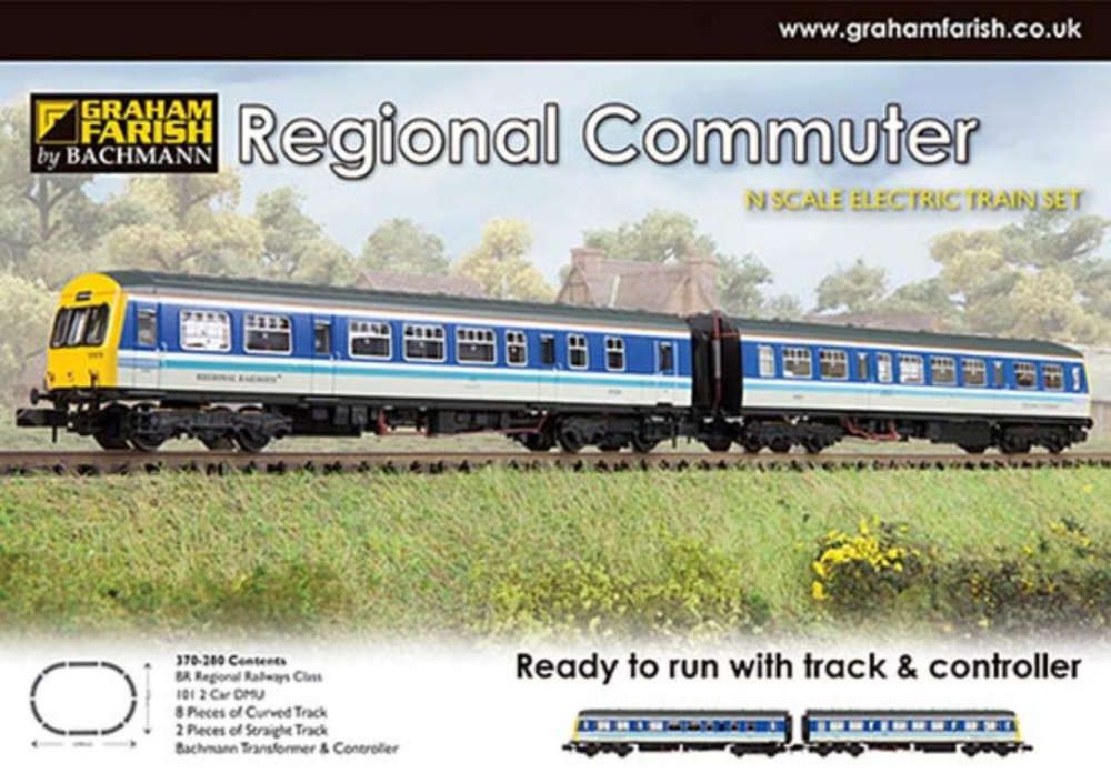 Graham Farish 370280 Regional Commuter Train Set N Gauge eBay