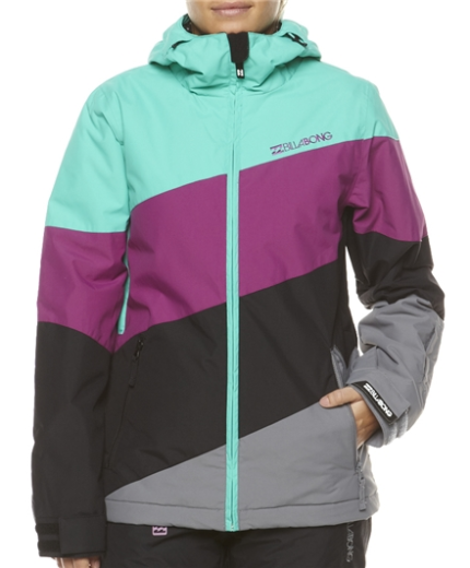 Image is loading Billabong-Milouze-Pool-Green-2013-Womens-Snow-Jacket