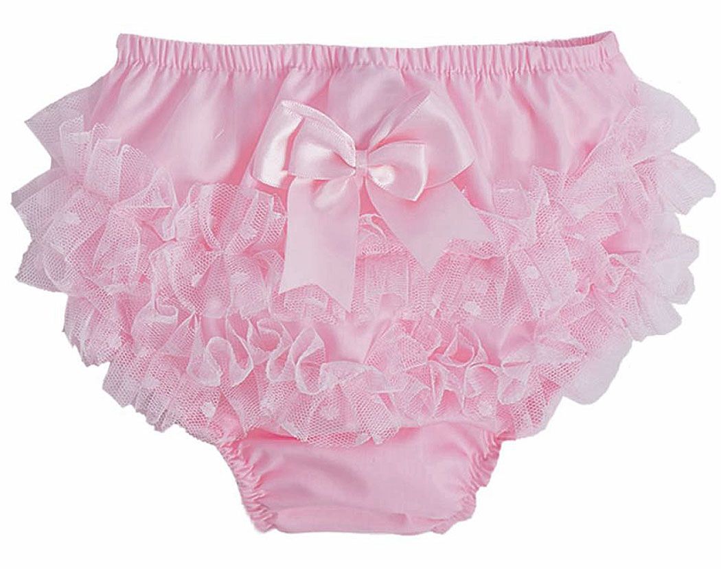 Baby Girl Frilly Knickers Tutu Lace Pants Nappy Cover | eBay UK